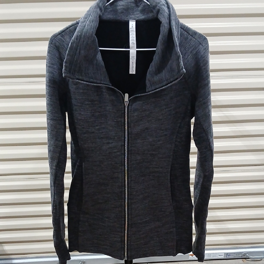 Lululemon Define Charcoal Zip-Up Jacket